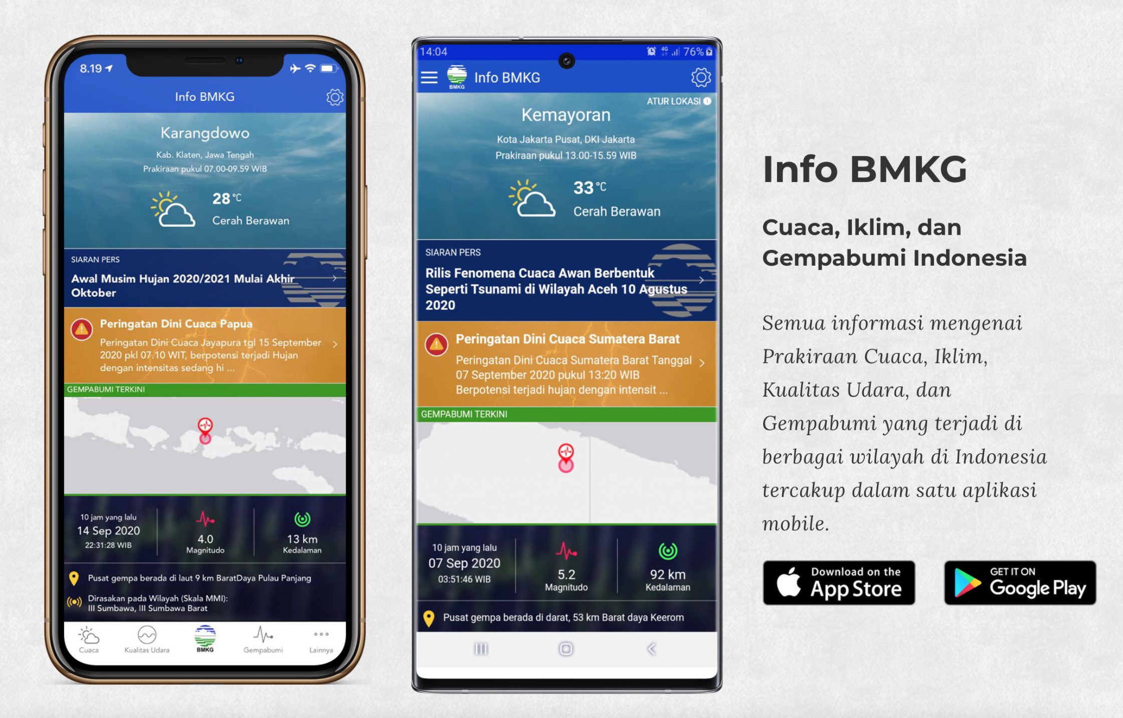 Aplikasi Info BMKG